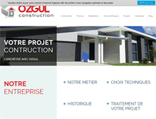 Tablet Screenshot of construction-ozgul.com